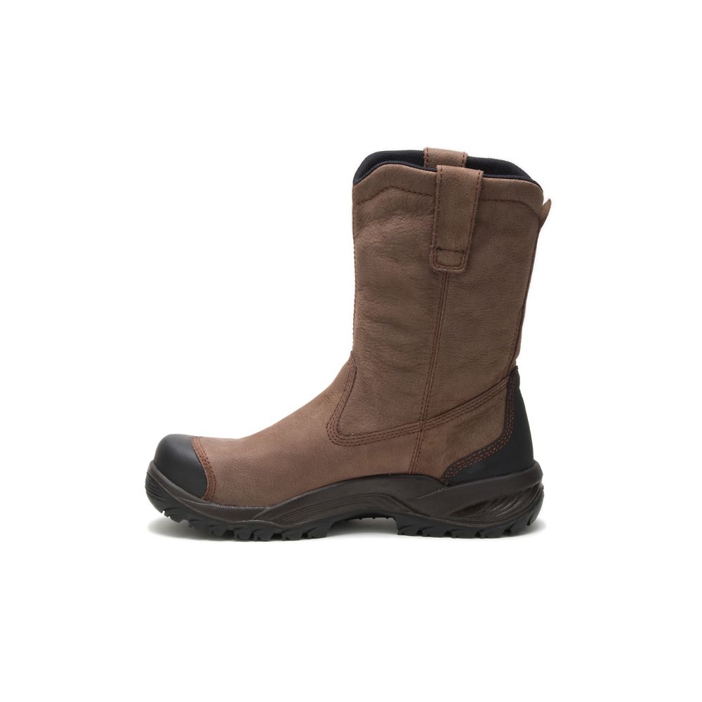 Botas De Trabajo Caterpillar Spur Steel Puntera Hombre Marrom | MX2806LH