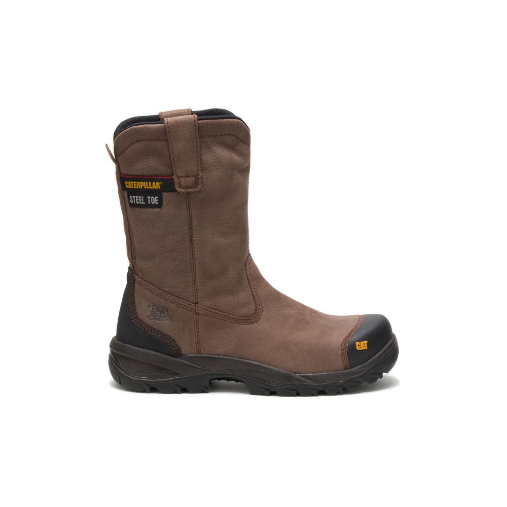 Botas De Trabajo Caterpillar Spur Steel Puntera Hombre Marrom | MX2901XF