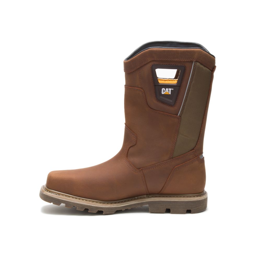 Botas De Trabajo Caterpillar Stillwell Impermeables Steel Puntera Hombre Marrom | MX2799MA