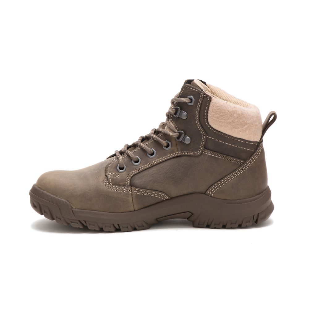 Botas De Trabajo Caterpillar Tess Steel Puntera Mujer Kaki | MX2509NB