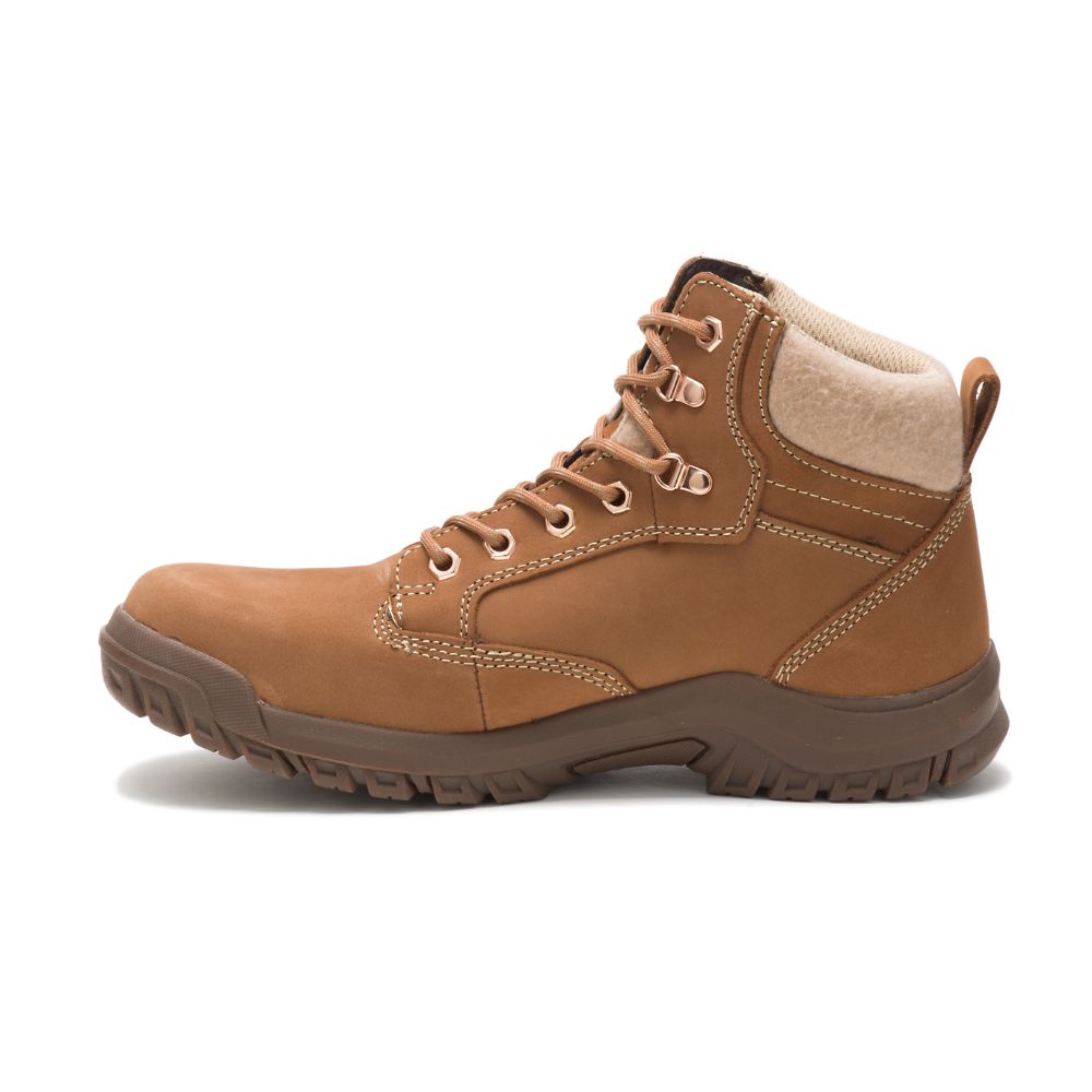 Botas De Trabajo Caterpillar Tess Steel Puntera Mujer Marrom | MX2511VD