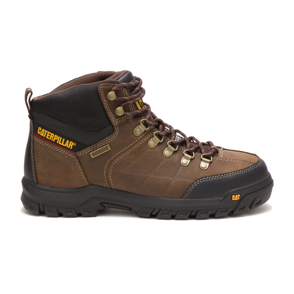 Botas De Trabajo Caterpillar Threshold Impermeables Steel Puntera Hombre Marrom | MX2774UT