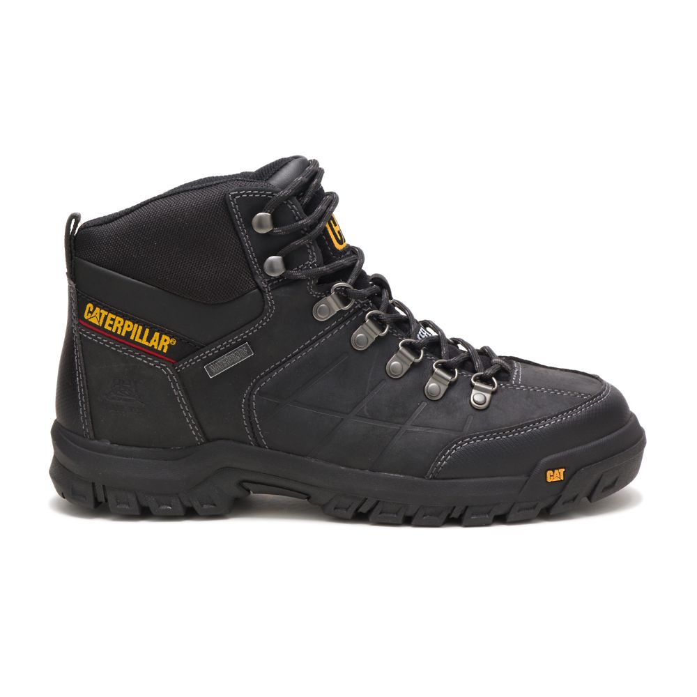 Botas De Trabajo Caterpillar Threshold Impermeables Steel Puntera Hombre Negros | MX2775YU