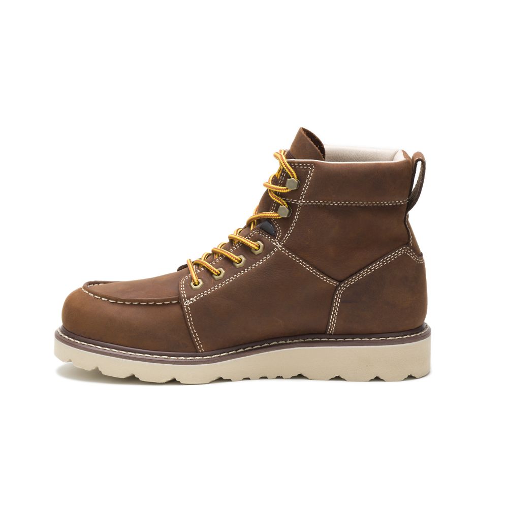 Botas De Trabajo Caterpillar Tradesman Hombre Marrom | MX2776TV