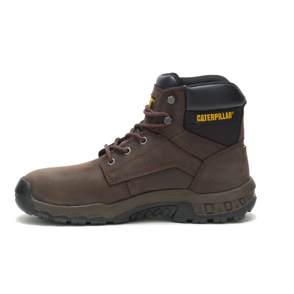 Botas De Trabajo Caterpillar Upholder Impermeables Steel Puntera Hombre Cafes | MX2721UT