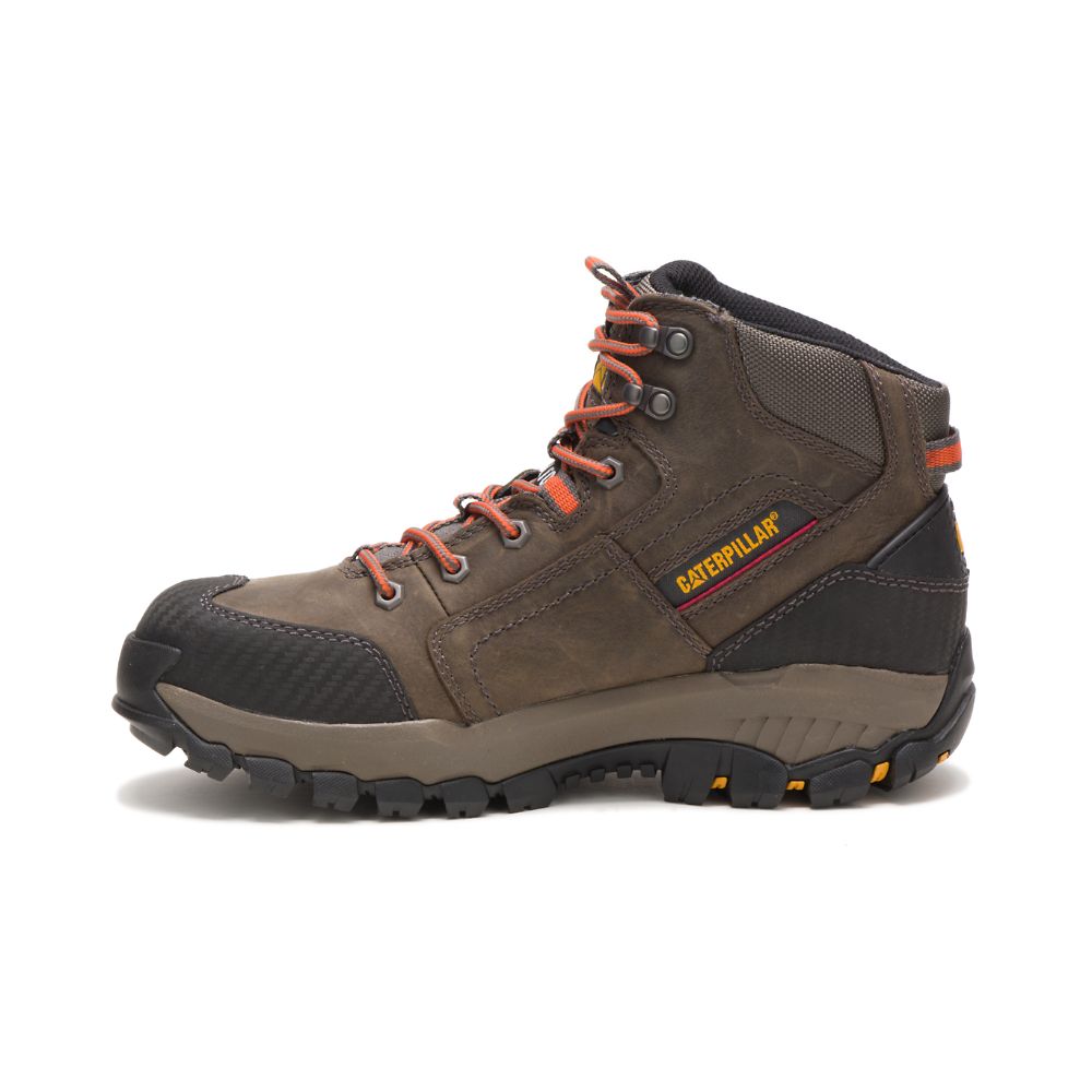 Botas Deportivas Caterpillar Navigator Mid Impermeables Steel Puntera Hombre Cafes | MX2881GL