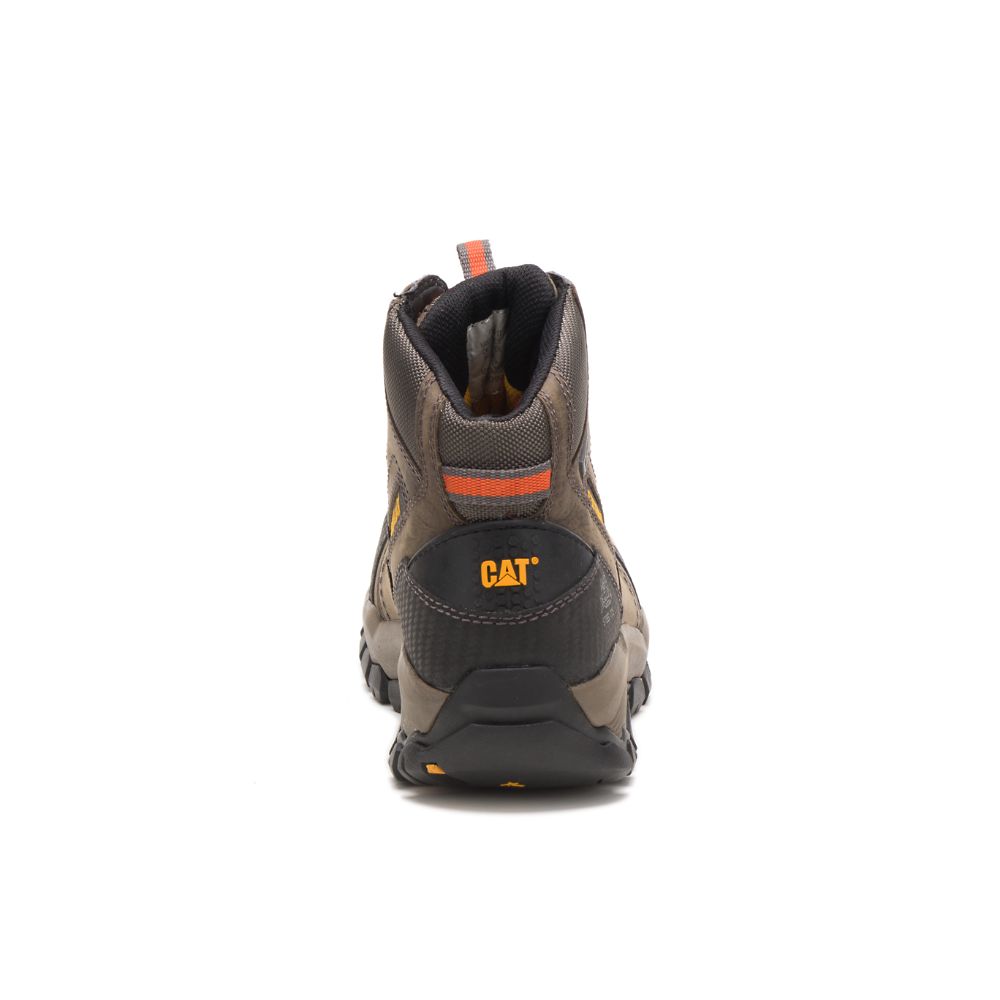 Botas Deportivas Caterpillar Navigator Mid Impermeables Steel Puntera Hombre Cafes | MX2881GL