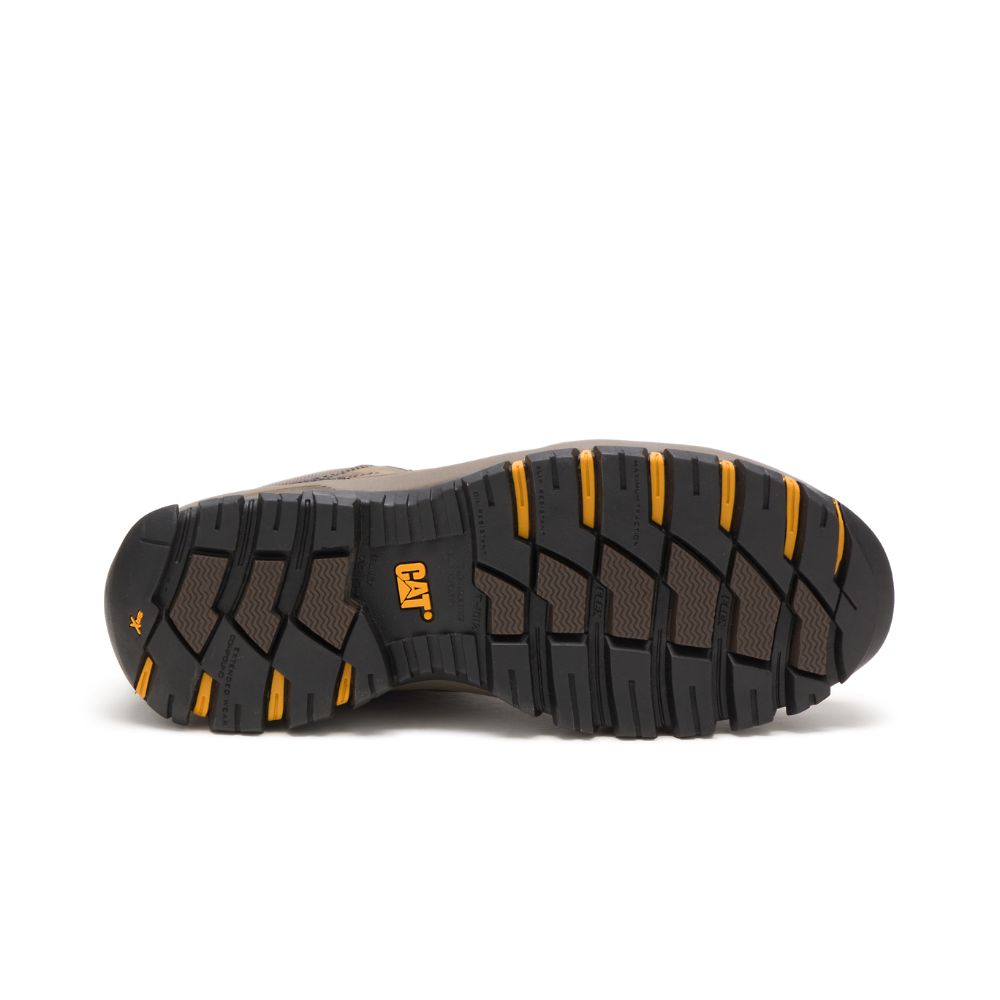 Botas Deportivas Caterpillar Navigator Mid Impermeables Steel Puntera Hombre Cafes | MX2881GL