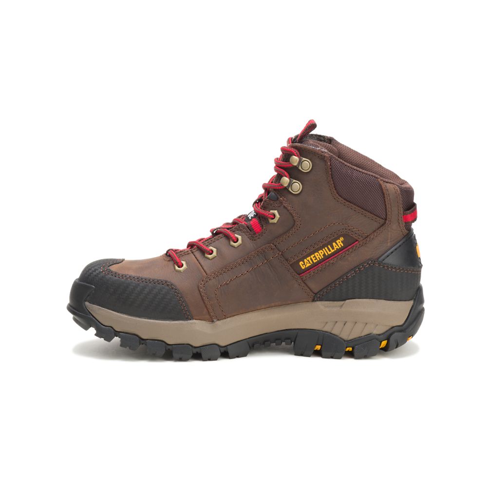 Botas Deportivas Caterpillar Navigator Mid Impermeables Steel Puntera Hombre Marrom | MX2882FM