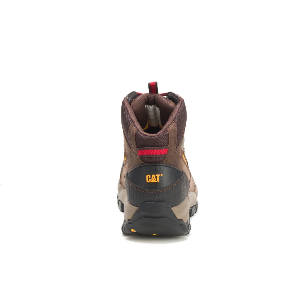 Botas Deportivas Caterpillar Navigator Mid Impermeables Steel Puntera Hombre Marrom | MX2882FM