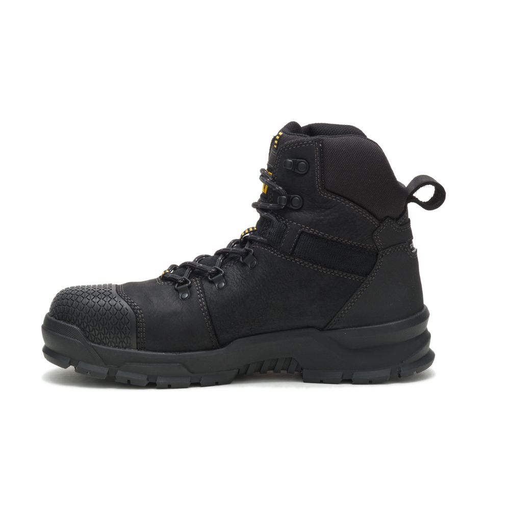 Botas Impermeables Caterpillar Accomplice X Impermeables Steel Puntera Hombre Negros | MX2831ZG