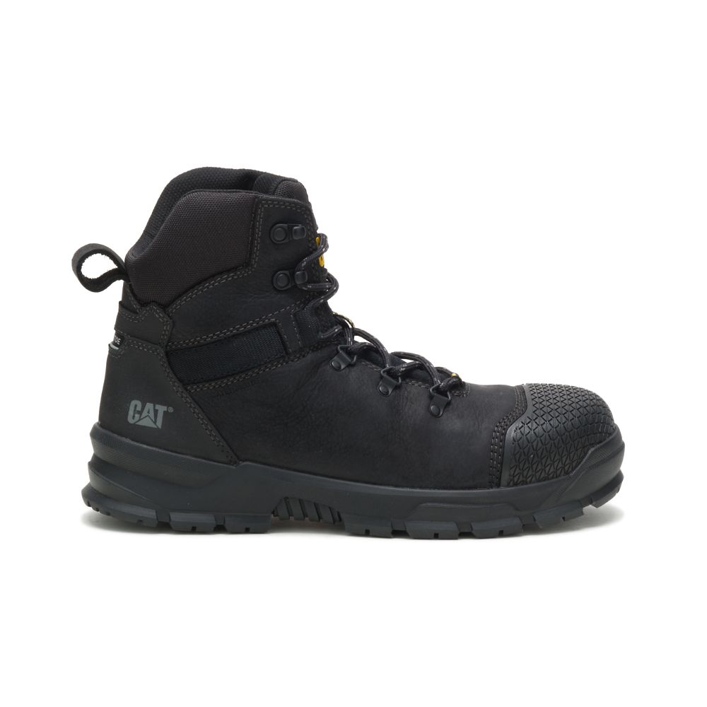 Botas Impermeables Caterpillar Accomplice X Impermeables Steel Puntera Hombre Negros | MX2831ZG