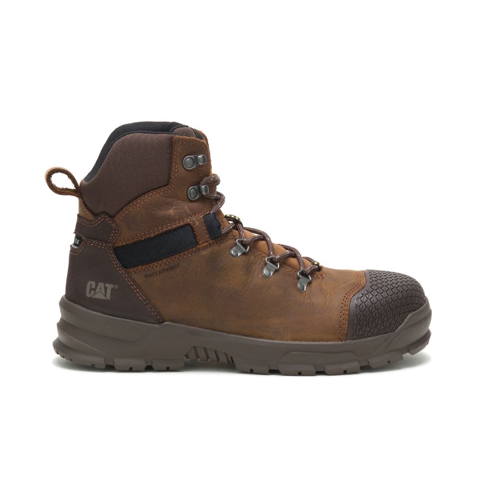 Botas Impermeables Caterpillar Accomplice X Impermeables Steel Puntera Hombre Marrom | MX2832LH