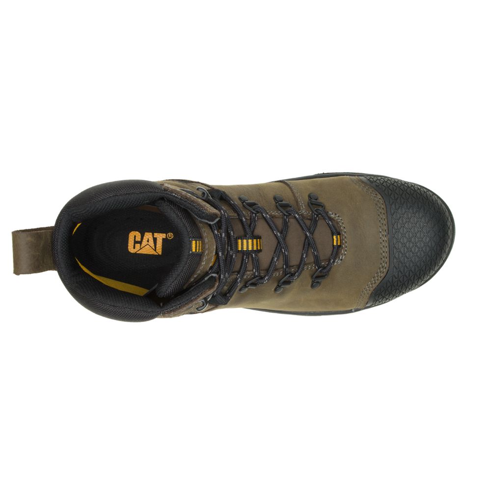 Botas Impermeables Caterpillar Accomplice X Impermeables Steel Puntera Hombre Verde Oliva | MX2833KI