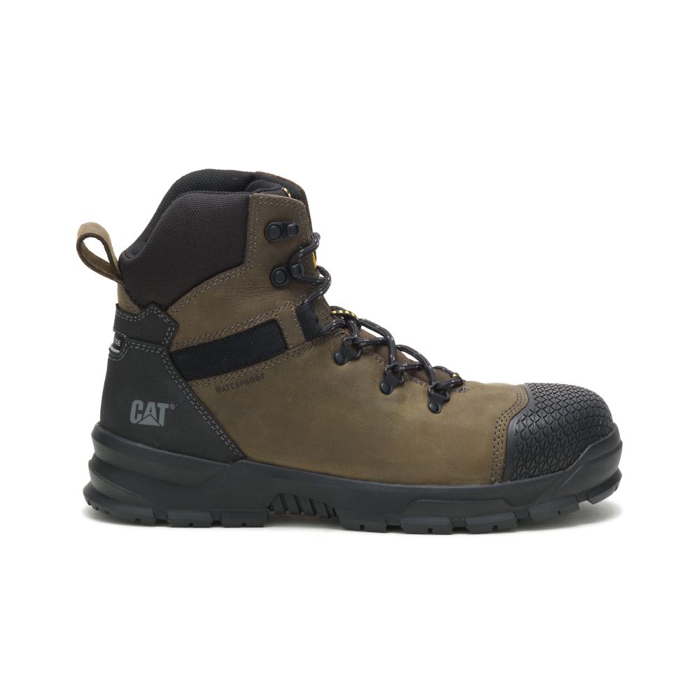 Botas Impermeables Caterpillar Accomplice X Impermeables Steel Puntera Hombre Verde Oliva | MX2833KI