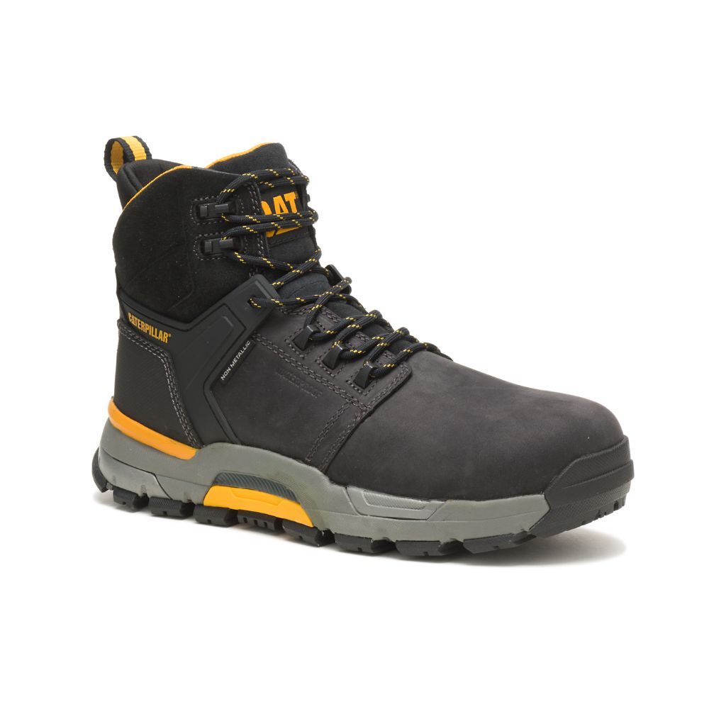 Botas Impermeables Caterpillar CAT EDGE Impermeables Nano Puntera Hombre Negros | MX2849EX