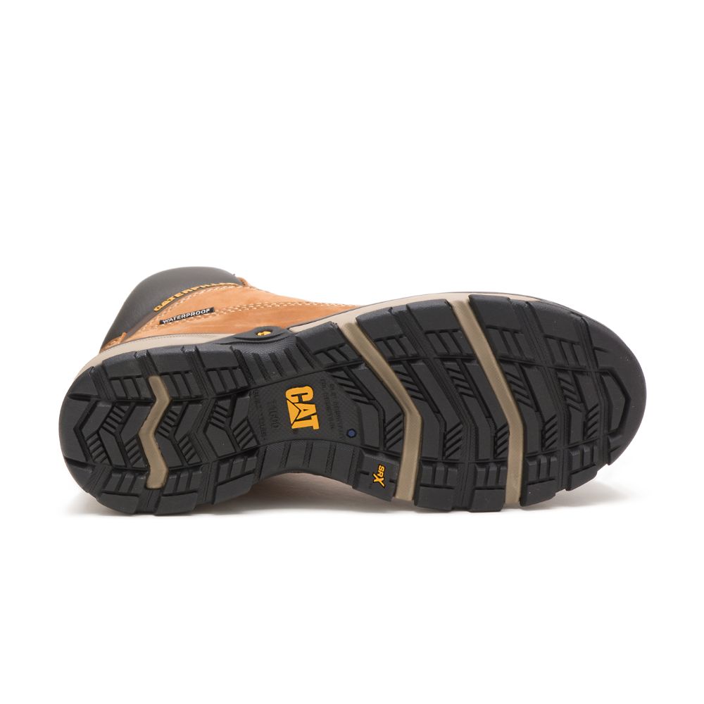 Botas Impermeables Caterpillar Excavator Superlite Impermeables Carbon Composite Puntera Mujer Marrom | MX2525OR