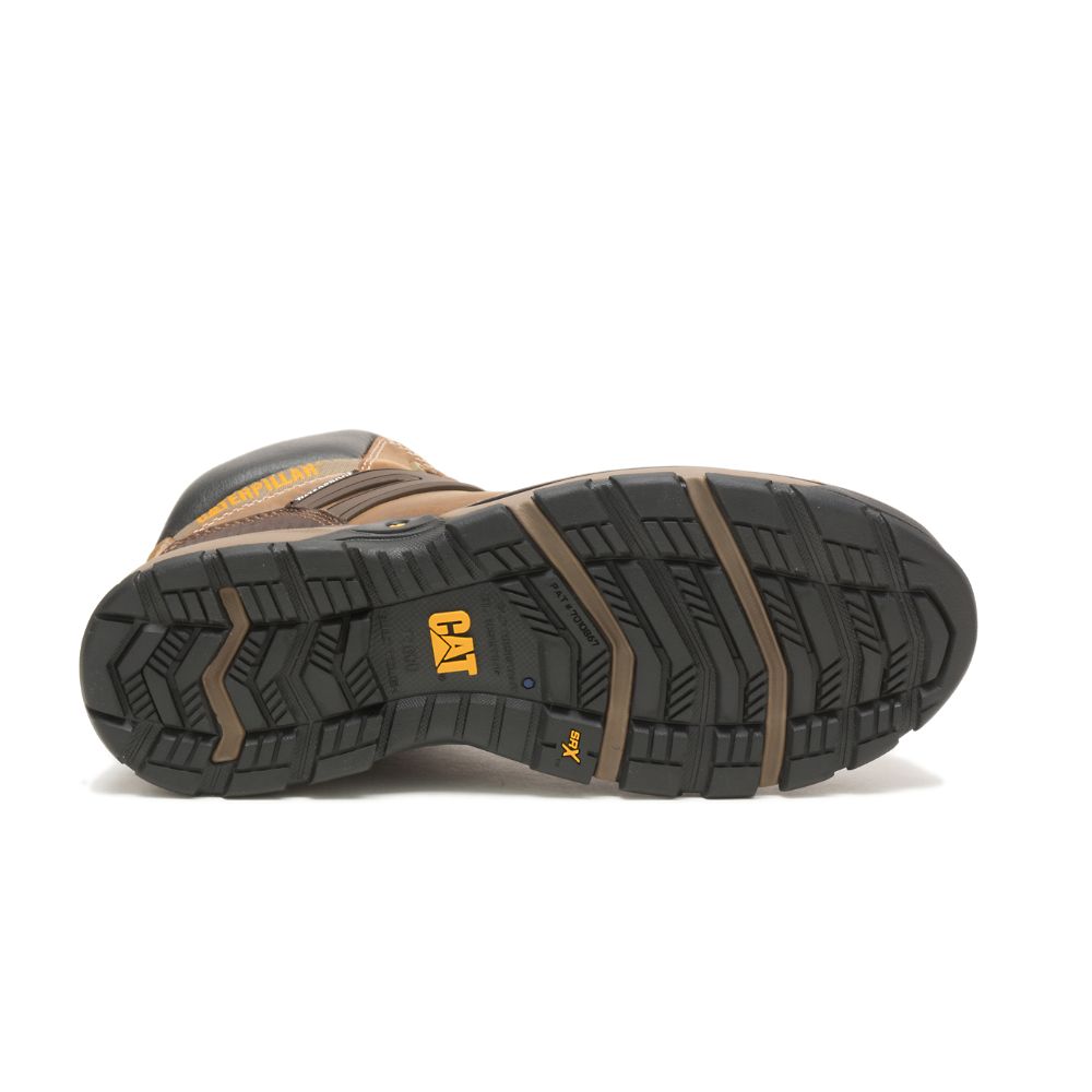 Botas Impermeables Caterpillar Excavator Superlite Impermeables Soft Puntera Hombre Cafes | MX2844IS