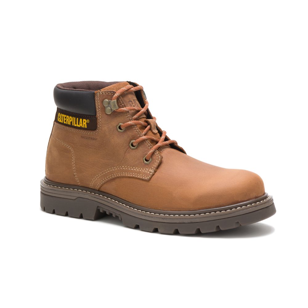 Botas Impermeables Caterpillar Outbase Impermeables Hombre Marrom | MX2854HK