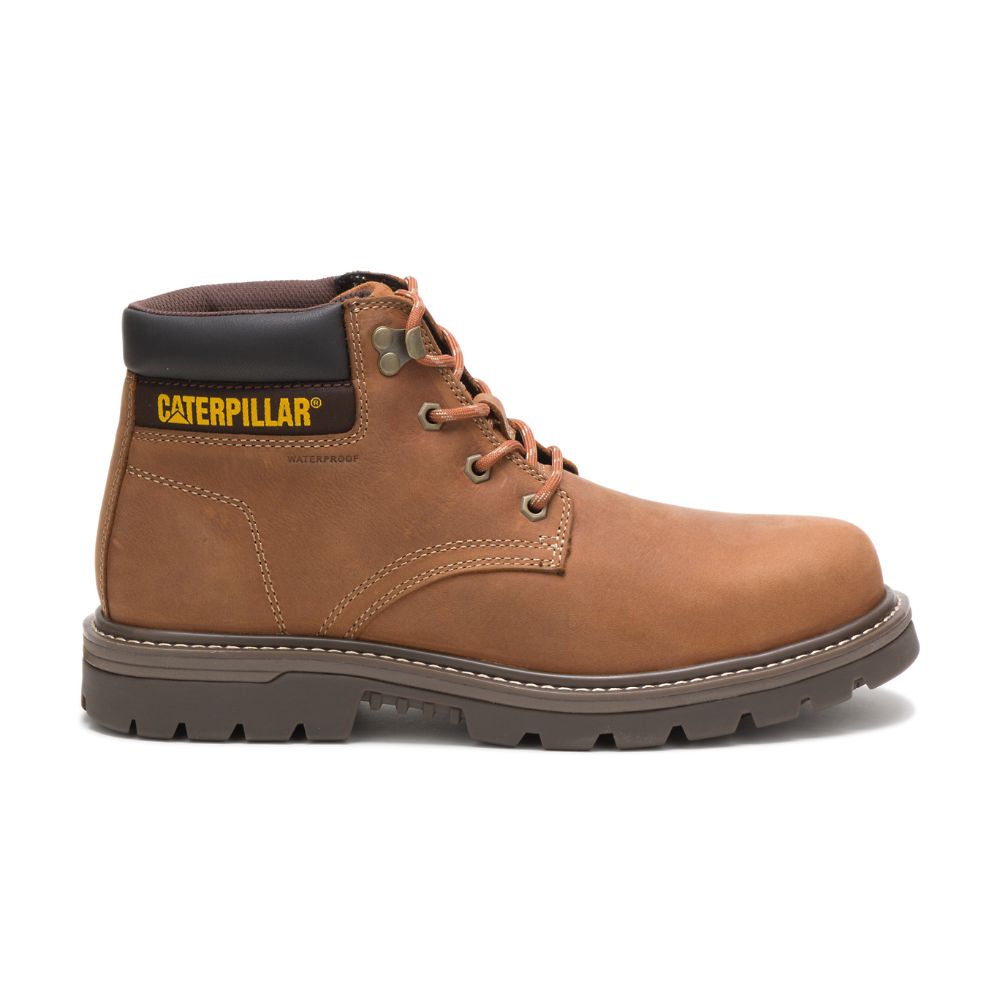 Botas Impermeables Caterpillar Outbase Impermeables Steel Puntera Hombre Marrom | MX2855GL