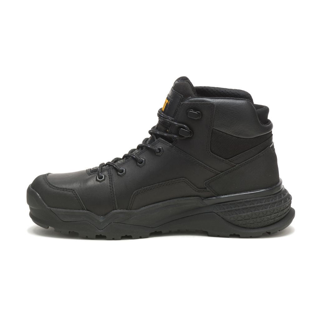 Botas Impermeables Caterpillar Provoke Mid Impermeables Hombre Negros | MX2839DN