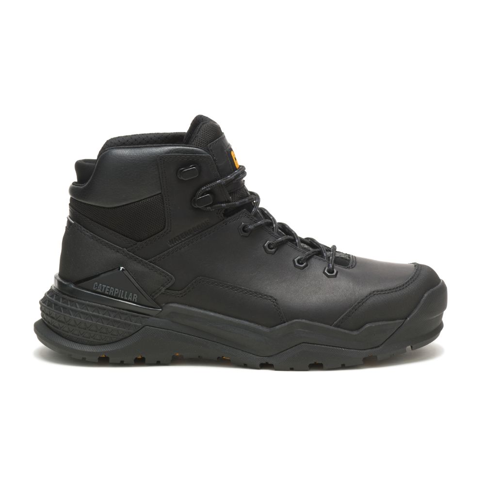 Botas Impermeables Caterpillar Provoke Mid Impermeables Hombre Negros | MX2839DN