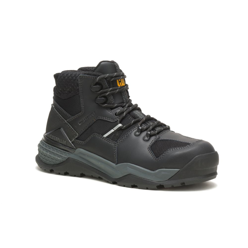 Botas Impermeables Caterpillar Provoke Mid Impermeables Alloy Puntera Hombre Grises | MX2840SO