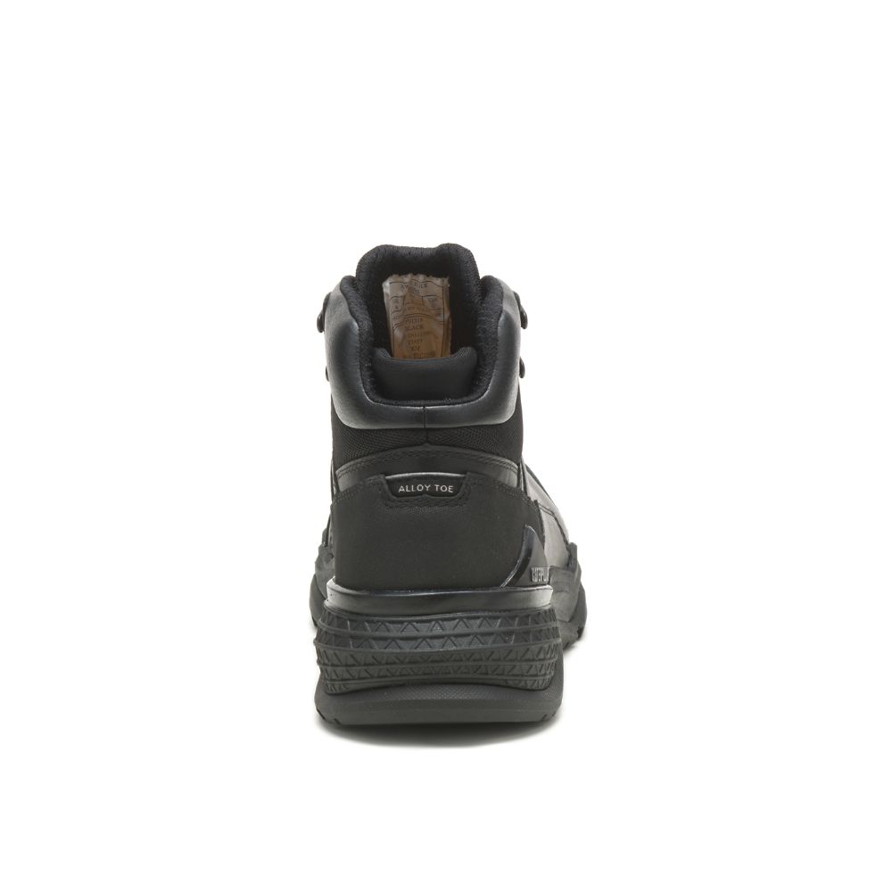 Botas Impermeables Caterpillar Provoke Mid Impermeables Alloy Puntera Hombre Negros | MX2841AP