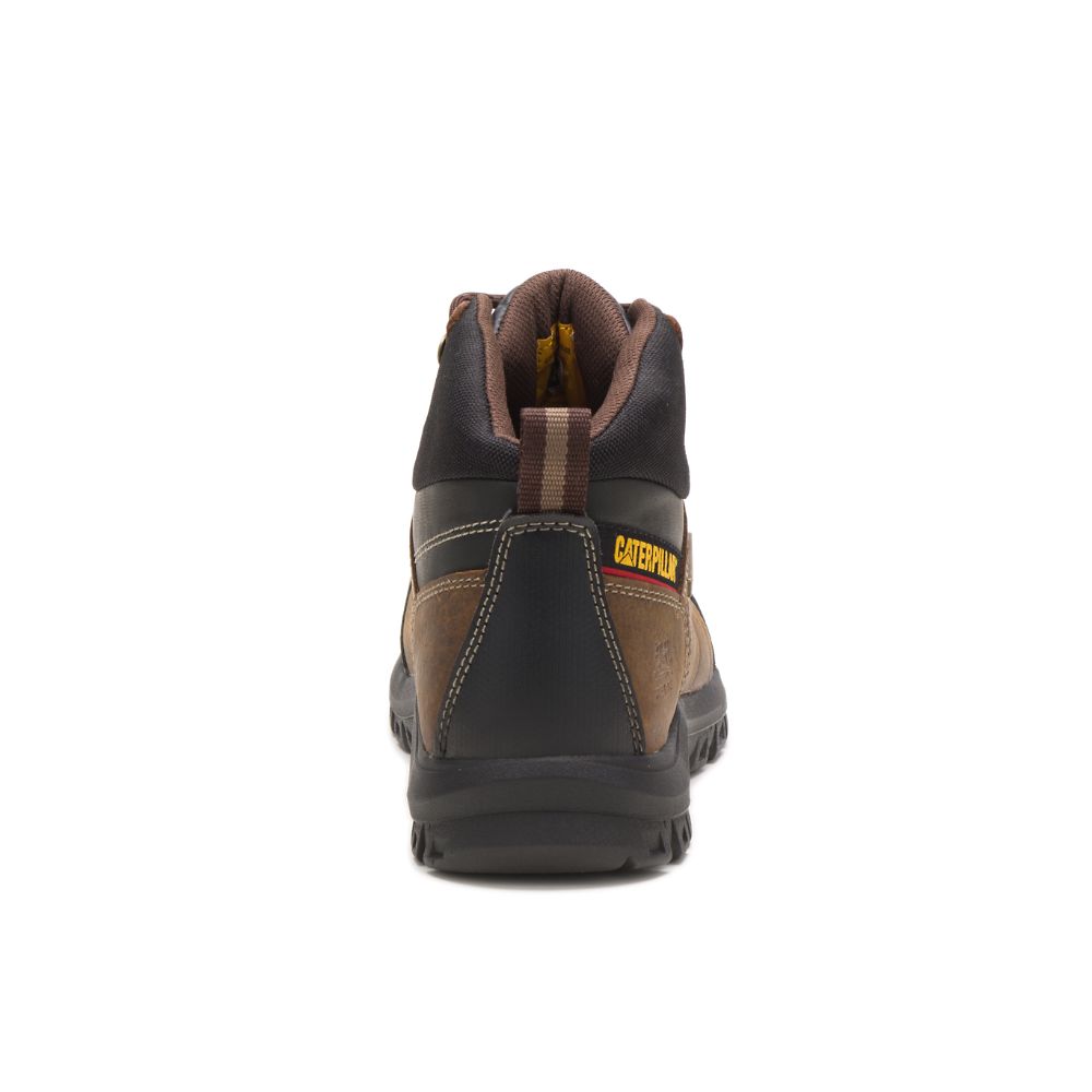 Botas Impermeables Caterpillar Threshold Impermeables Steel Puntera Hombre Cafes | MX2874CE