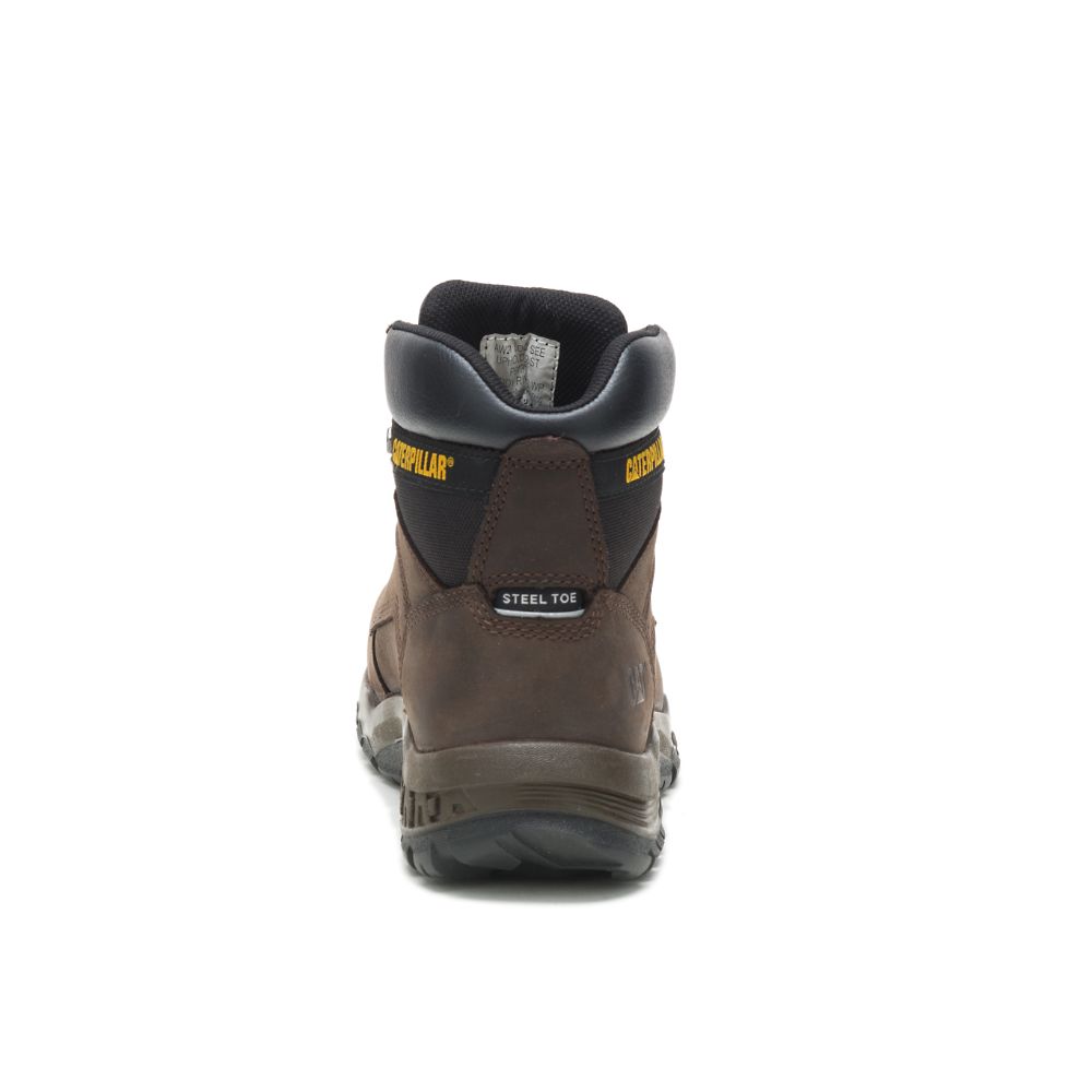 Botas Impermeables Caterpillar Upholder Impermeables Steel Puntera Hombre Cafes | MX2834JJ