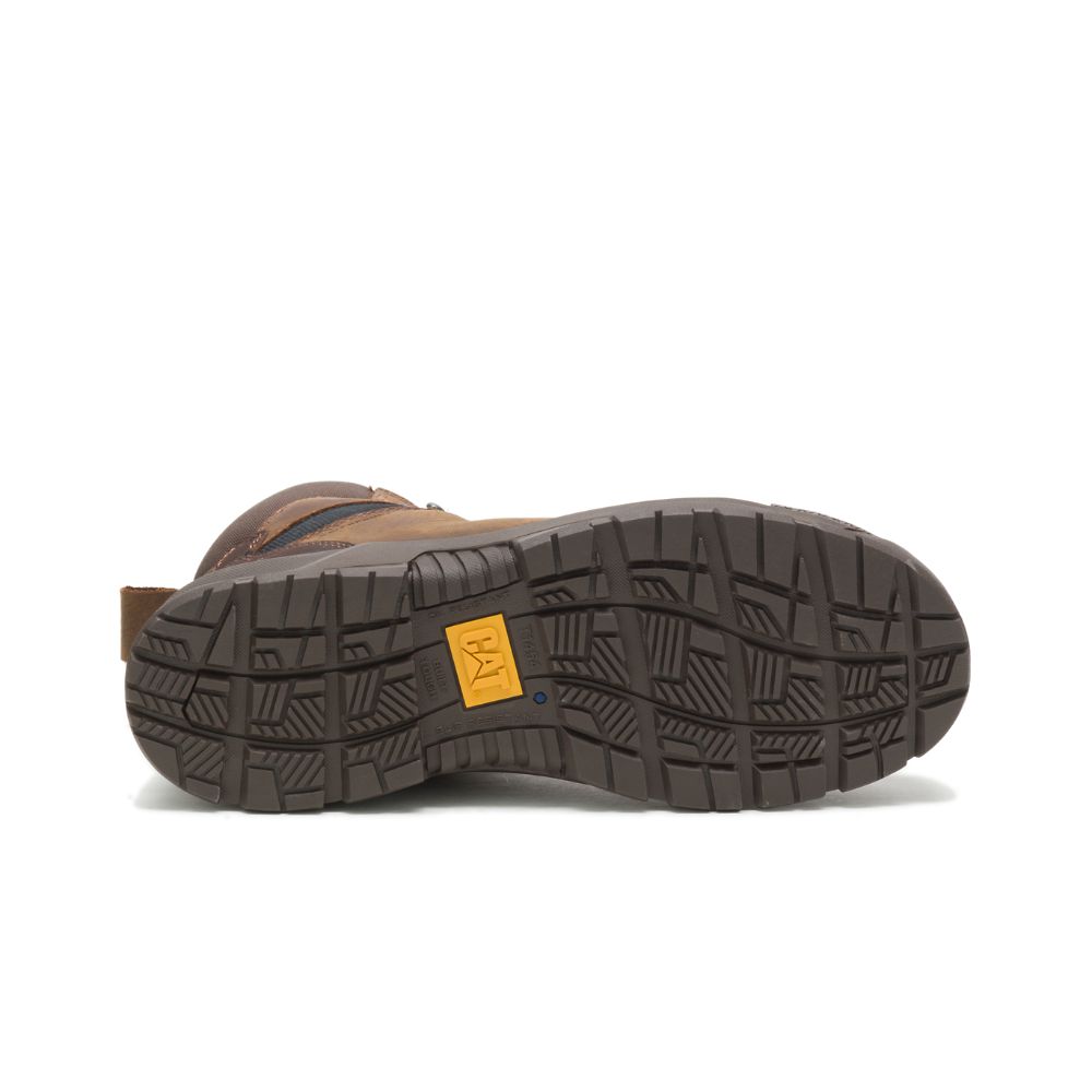 Botas Seguridad Caterpillar Accomplice X Impermeables Steel Puntera Hombre Cafes | MX2906HK