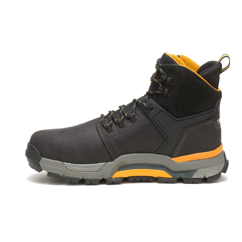 Botas Seguridad Caterpillar CAT EDGE Impermeables Nano Puntera Hombre Negros | MX2917YU