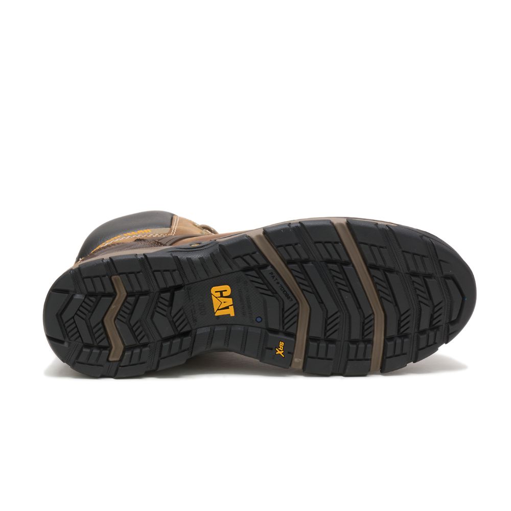 Botas Seguridad Caterpillar Excavator Superlite Impermeables Carbon Composite Puntera Hombre Cafes | MX2911SO