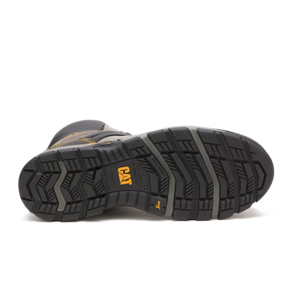 Botas Seguridad Caterpillar Excavator Superlite Impermeables Carbon Composite Puntera Hombre Grises | MX2912AP