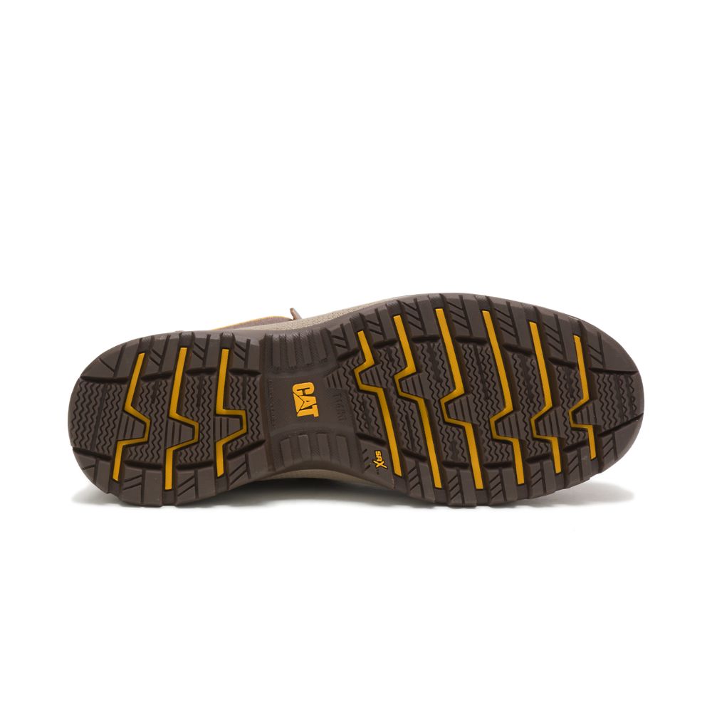 Botas Seguridad Caterpillar Fairbanks Chelsea Hombre Cafes | MX2928DN