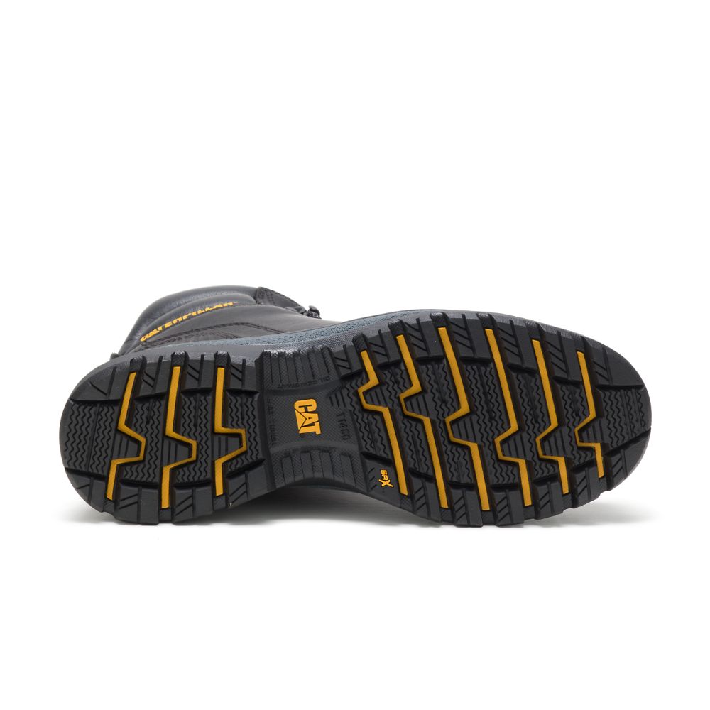 Botas Seguridad Caterpillar Foxfield Steel Puntera Hombre Negros | MX2934UT