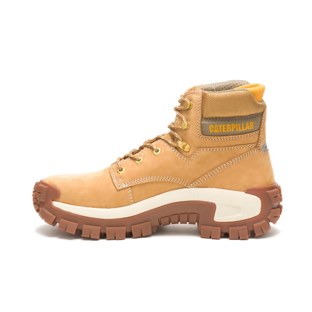 Botas Seguridad Caterpillar Invader Hi Steel Puntera Hombre Naranjas | MX2926GL