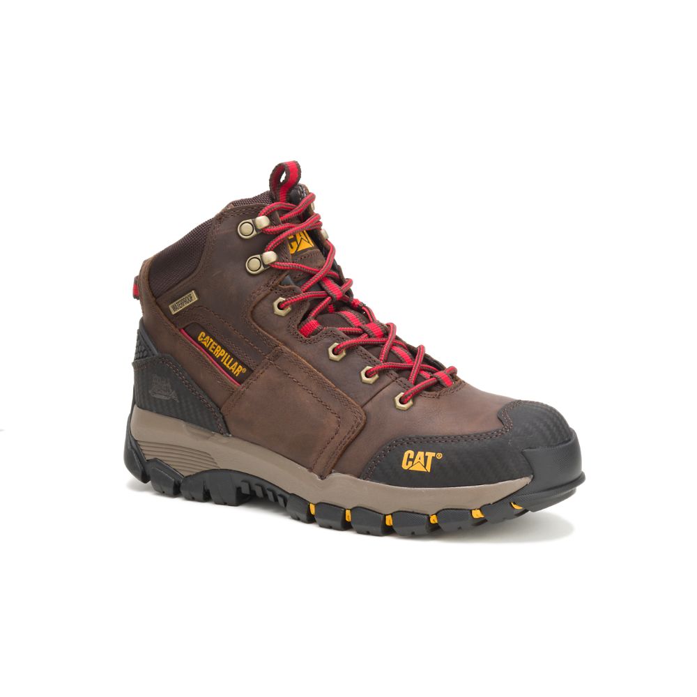 Botas Seguridad Caterpillar Navigator Impermeables Hombre Cafes | MX2981DN