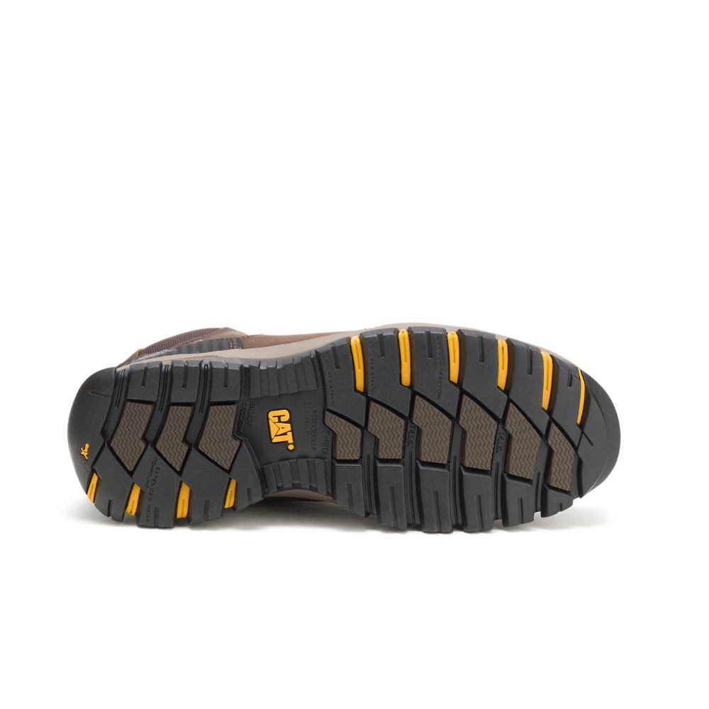 Botas Seguridad Caterpillar Navigator Impermeables Hombre Cafes | MX2981DN