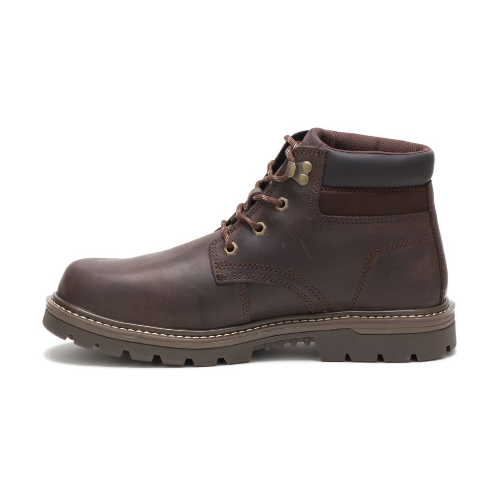 Botas Seguridad Caterpillar Outbase Steel Puntera Hombre Cafes | MX2938EX