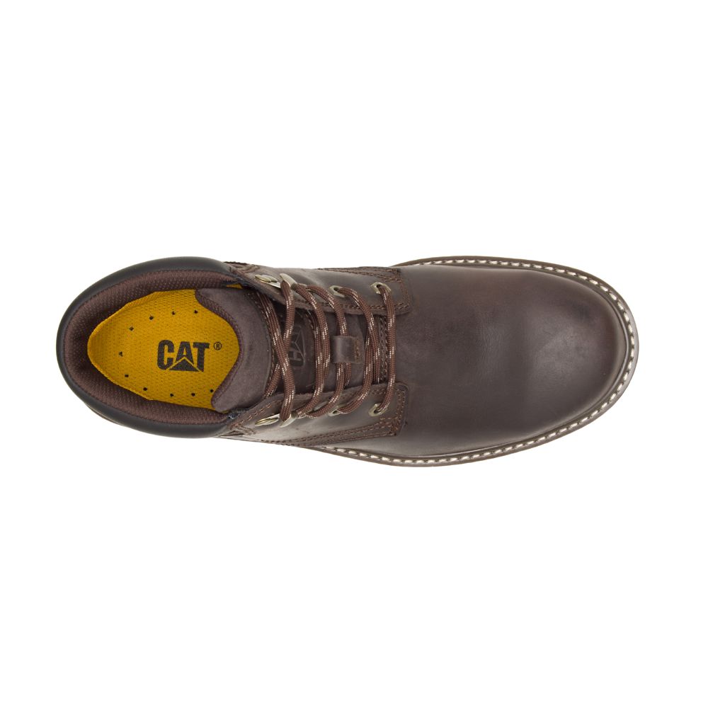 Botas Seguridad Caterpillar Outbase Steel Puntera Hombre Cafes | MX2938EX