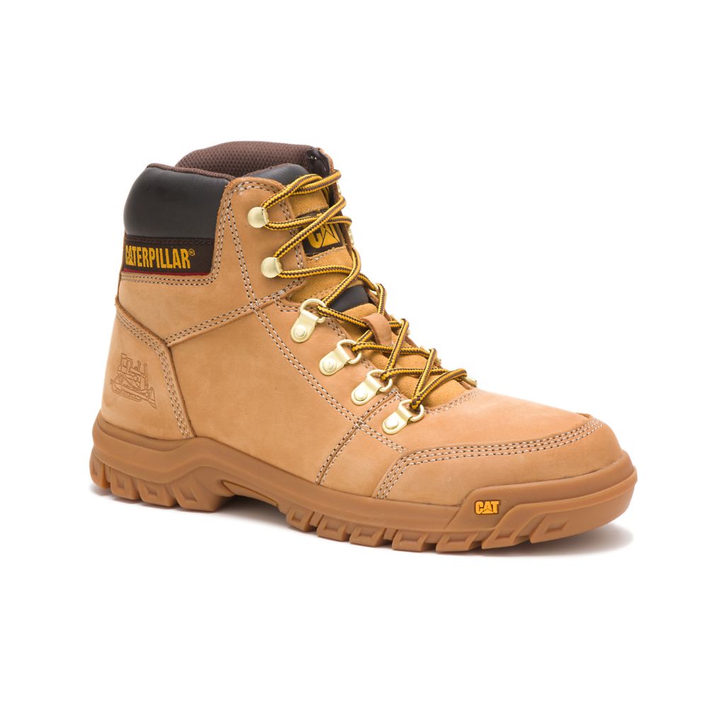 Botas Seguridad Caterpillar Outline Hombre Marrom | MX2987UT