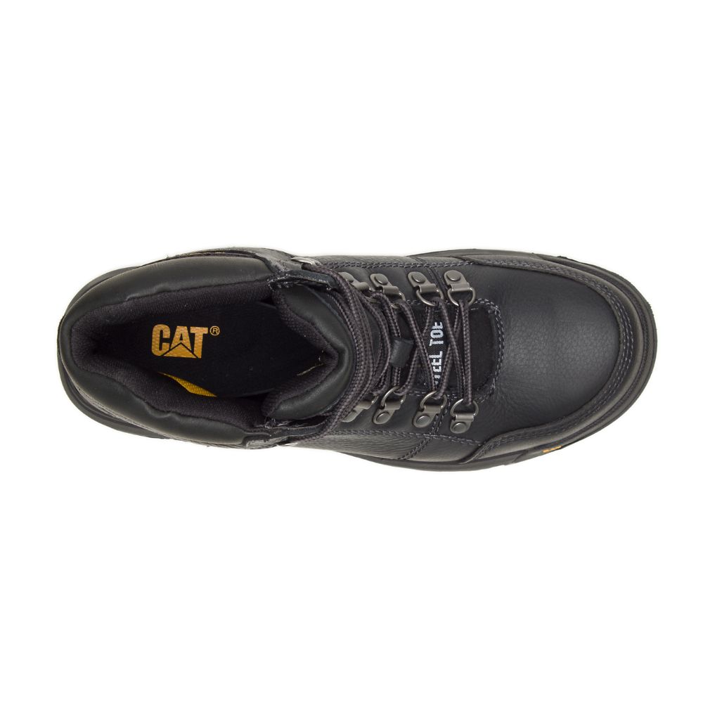 Botas Seguridad Caterpillar Outline Steel Puntera Hombre Negros | MX2944VD