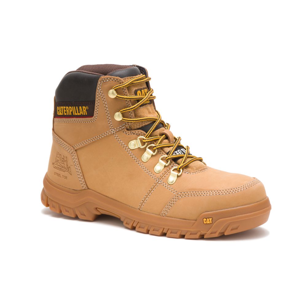 Botas Seguridad Caterpillar Outline Steel Puntera Hombre Marrom | MX2945CE