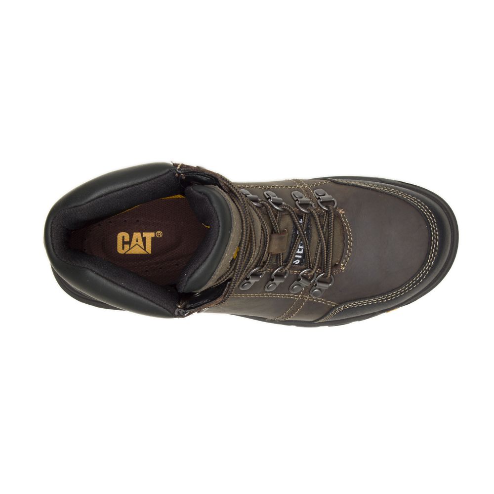 Botas Seguridad Caterpillar Outline Steel Puntera Hombre Grises | MX2946XF