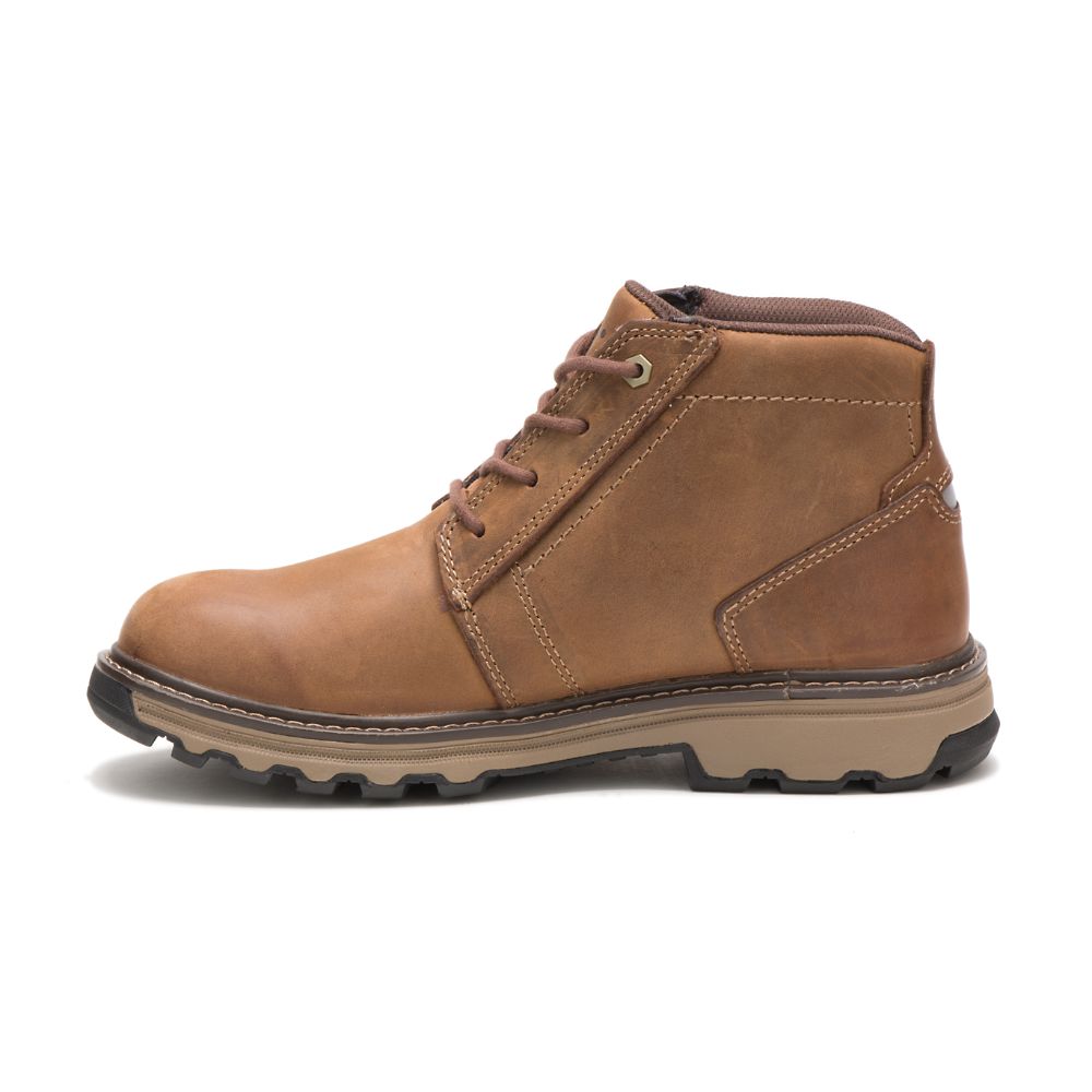 Botas Seguridad Caterpillar Parker Hombre Marrom | MX2982SO