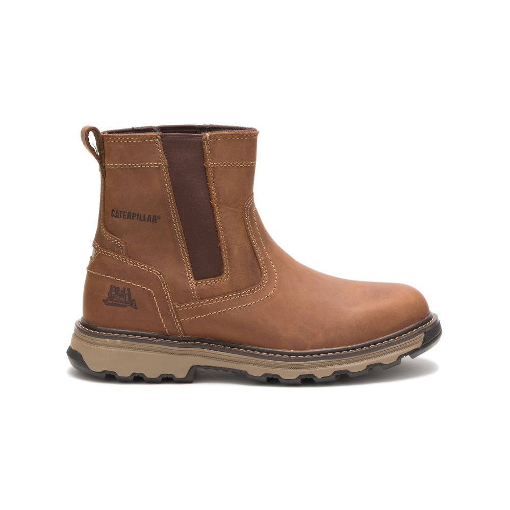 Botas Seguridad Caterpillar Pelton Hombre Marrom | MX2975KI