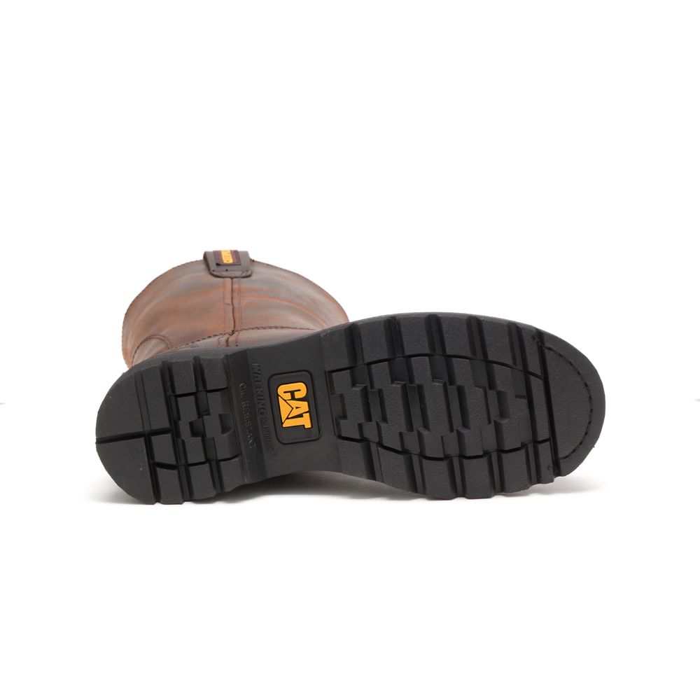 Botas Seguridad Caterpillar Revolver Hombre Marrom | MX2976JJ