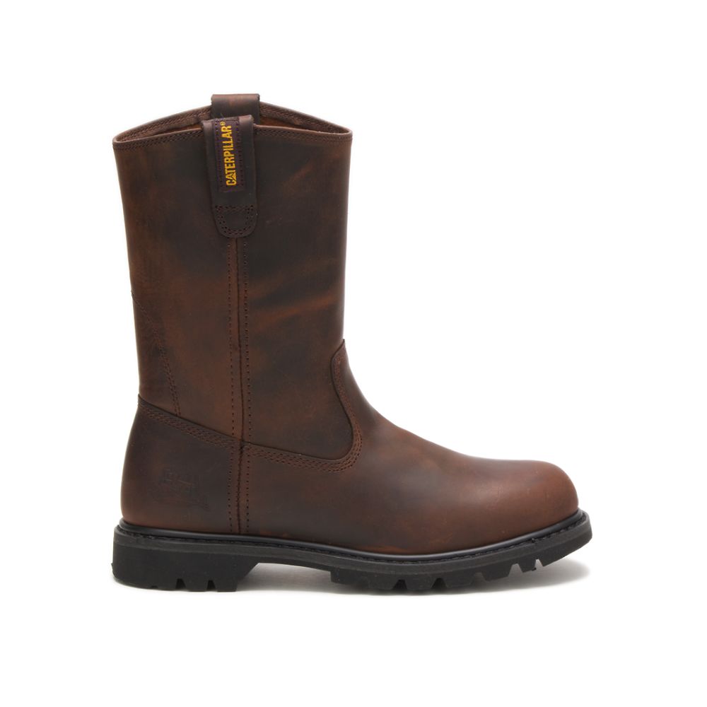 Botas Seguridad Caterpillar Revolver Hombre Marrom | MX2976JJ