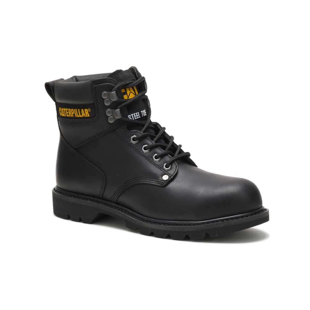 Botas Seguridad Caterpillar Second Shift Steel Puntera Hombre Negros | MX2930AP